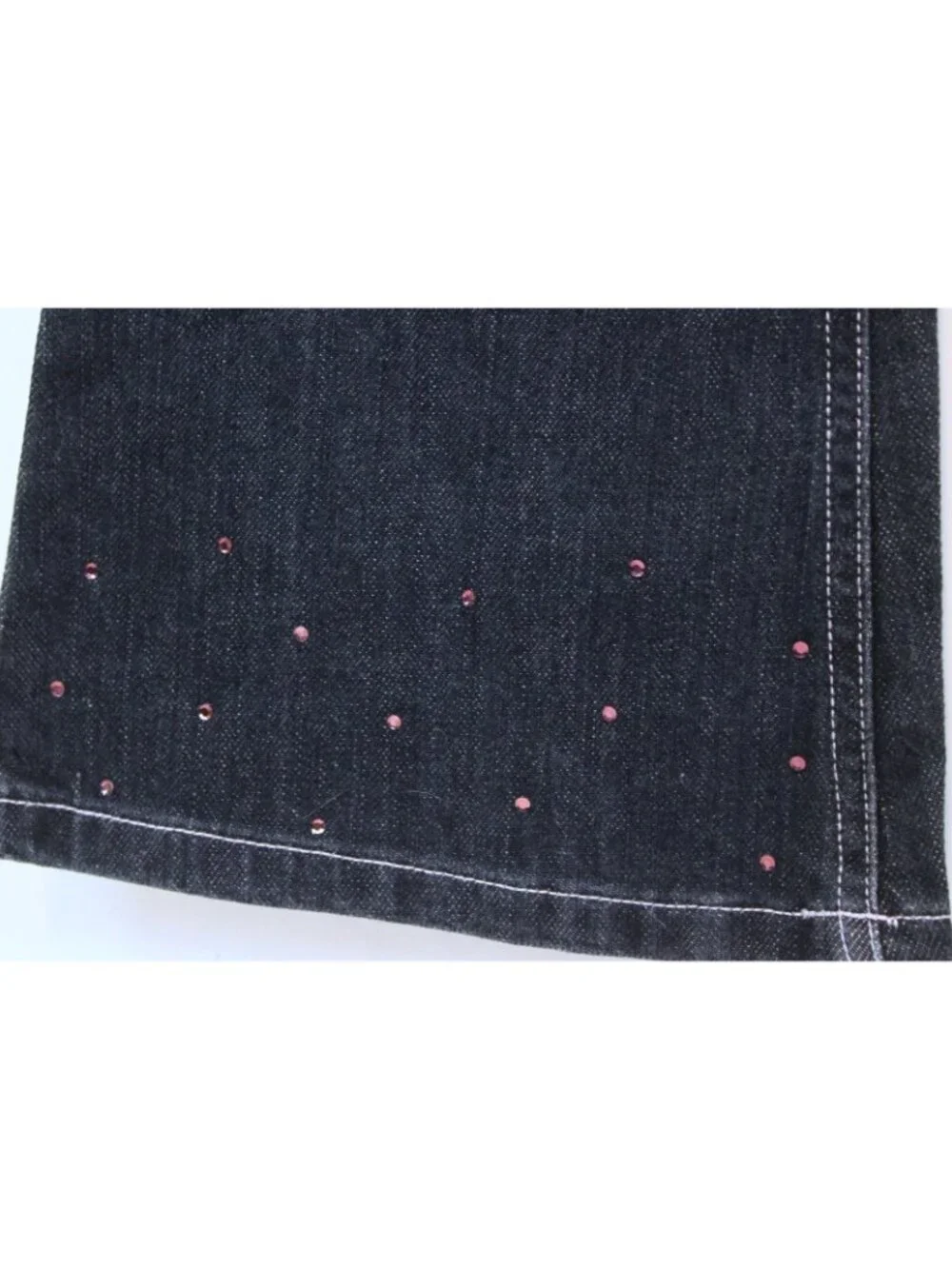 2008 Gymboree Sweeter Than Chocolate Jeans sz 8 Plus Rhinestones Flare Denim